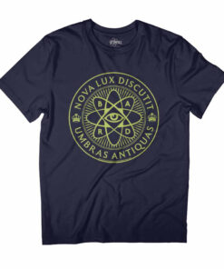 Atomfall B.A.R.D. Atomic Eye Latin Light Green Logo Men’s T-Shirt