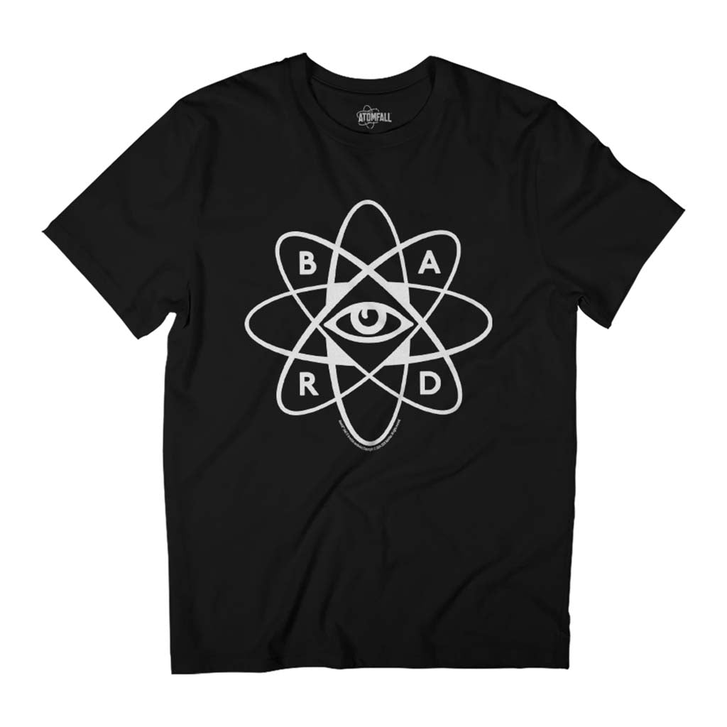 Atomfall B.A.R.D. Atomic Eye White Logo Men's T-Shirt Atomfall B.A.R.D. Atomic Eye White Logo Men's T-Shirt