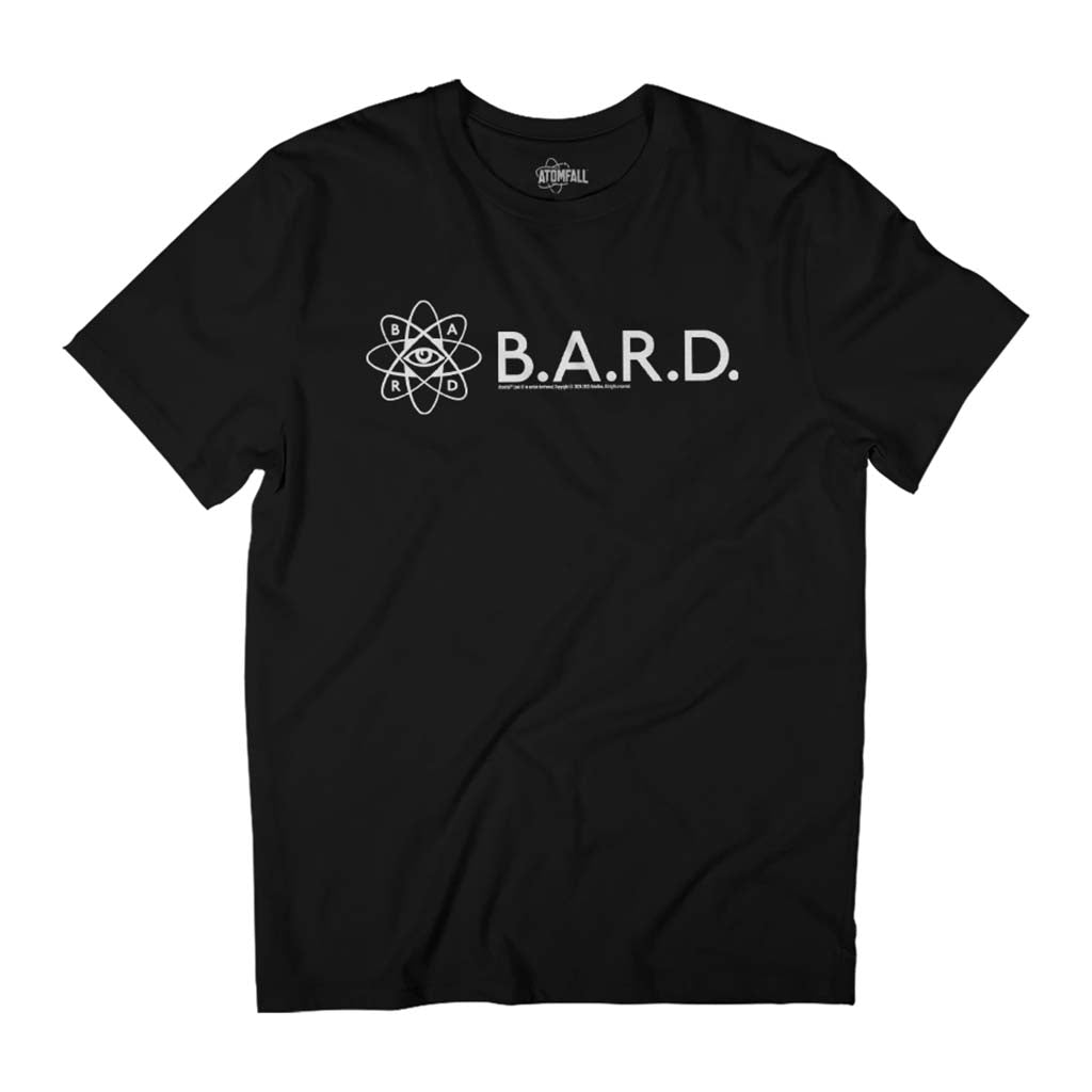 Atomfall B.A.R.D. British Atomic White Logo Men's T-Shirt Atomfall B.A.R.D. British Atomic White Logo Men's T-Shirt