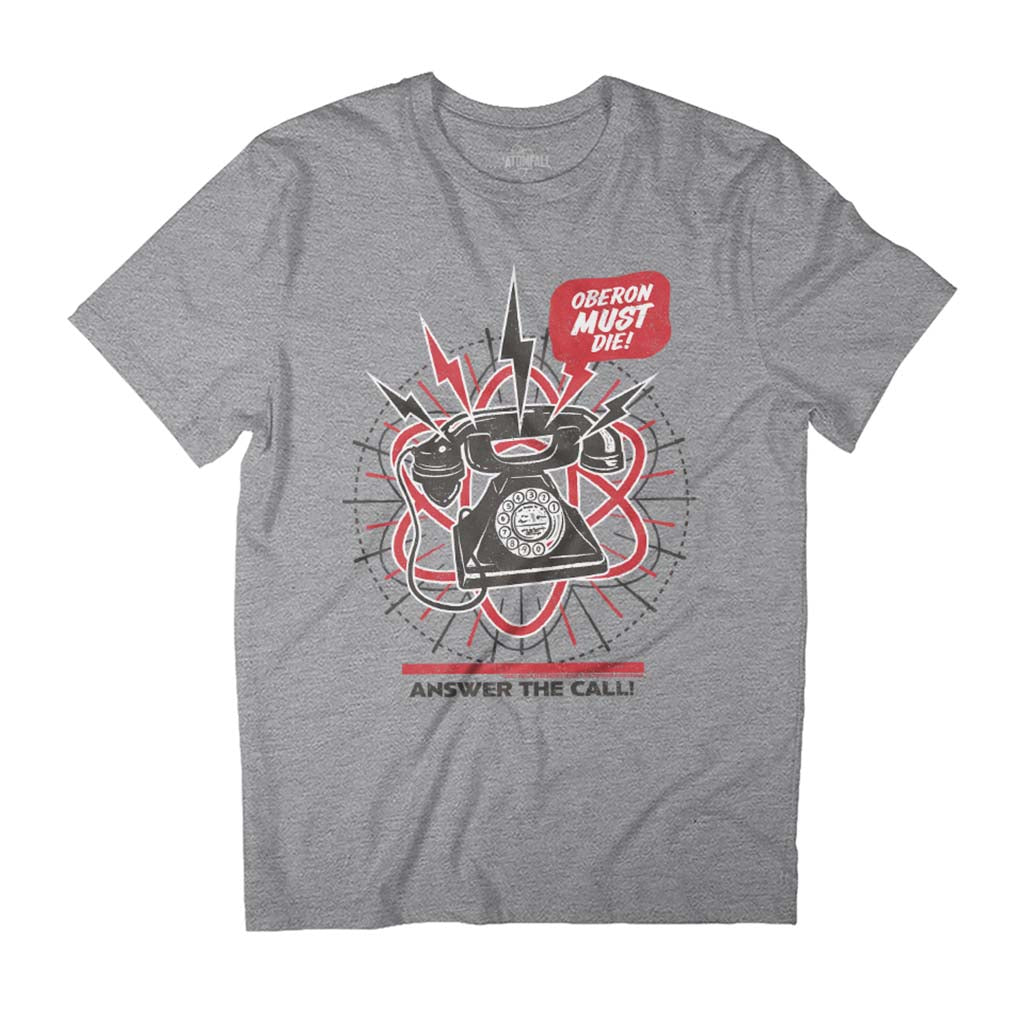 Atomfall Oberon Must Die! Answer The Call! Men's T-Shirt Atomfall Oberon Must Die! Answer The Call! Men's T-Shirt