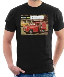 Austin A35 5cwt Delivery Van British Motor Heritage Mens T Shirt 1