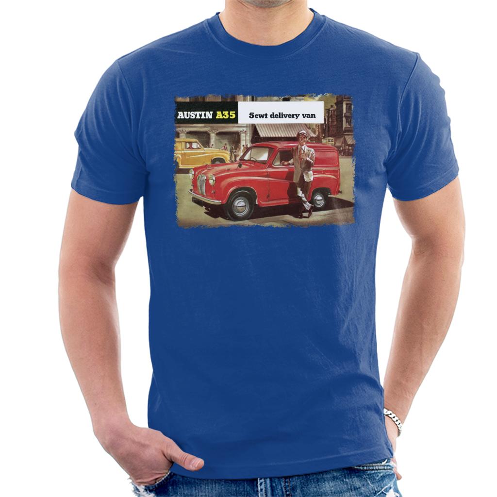 Austin A35 5cwt Delivery Van British Motor Heritage Men's T-Shirt Austin A35 5cwt Delivery Van British Motor Heritage Men's T-Shirt