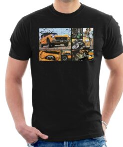Austin Healey Sprite Mark IV Montage British Motor Heritage Mens T Shirt 1