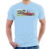 Austin Healey Sprite Mk II Race Day British Motor Heritage Men’s T-Shirt