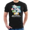 Avatar The Last Airbender Colour Block Characters Men’s T-Shirt