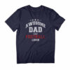 Awesome Dad And Football Lover Men’s Father’s Day T-Shirt