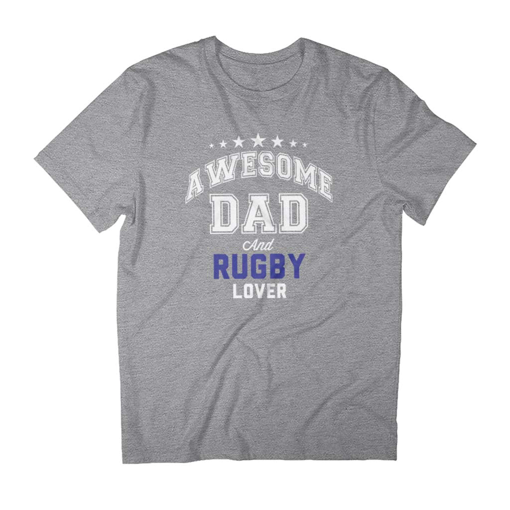 Awesome Dad And Rugby Lover Men's Father's Day T-Shirt Awesome Dad And Rugby Lover Men's Father's Day T-Shirt