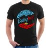 Baby Bel Blue And Red Droplets Men’s T-Shirt