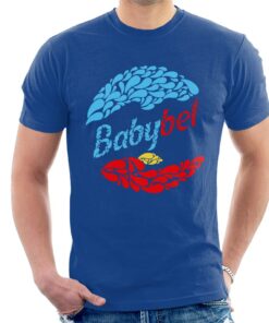 Baby Bel Blue And Red Droplets Men's T-Shirt 1 Baby Bel Blue And Red Droplets Mens T Shirt 2