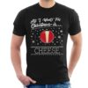 Baby Bel Christmas All I Want For Christmas Is Cheese Men’s T-Shirt