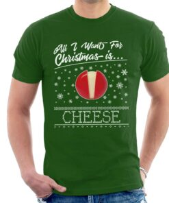 Baby Bel Christmas All I Want For Christmas Is Cheese Men's T-Shirt 1 Baby Bel Christmas All I Want For Christmas Is Cheese Mens T Shirt 2
