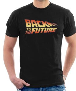 Back To The Future Classic Logo Men’s T-Shirt