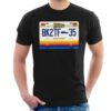 Back to the Future 35th Anniversary License Plate Design Men’s T-Shirt
