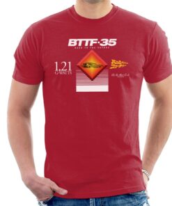 Back to the Future 35th Anniversary Nov 5 1955 Men's T-Shirt 1 Back to the Future 35th Anniversary Nov 5 1955 Mens T Shirt 2