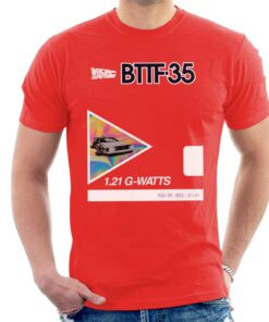 Back to the Future 35th Anniversary Psychedelic Marble Design Men's T-Shirt 1 Back to the Future 35th Anniversary Psychedelic Marble Design Mens T Shirt 2