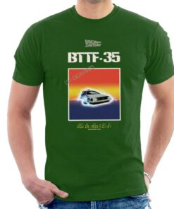 Back to the Future 35th Anniversary Sunset Mens T Shirt 2