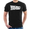 Back to the Future Blurred White Logo Men’s T-Shirt