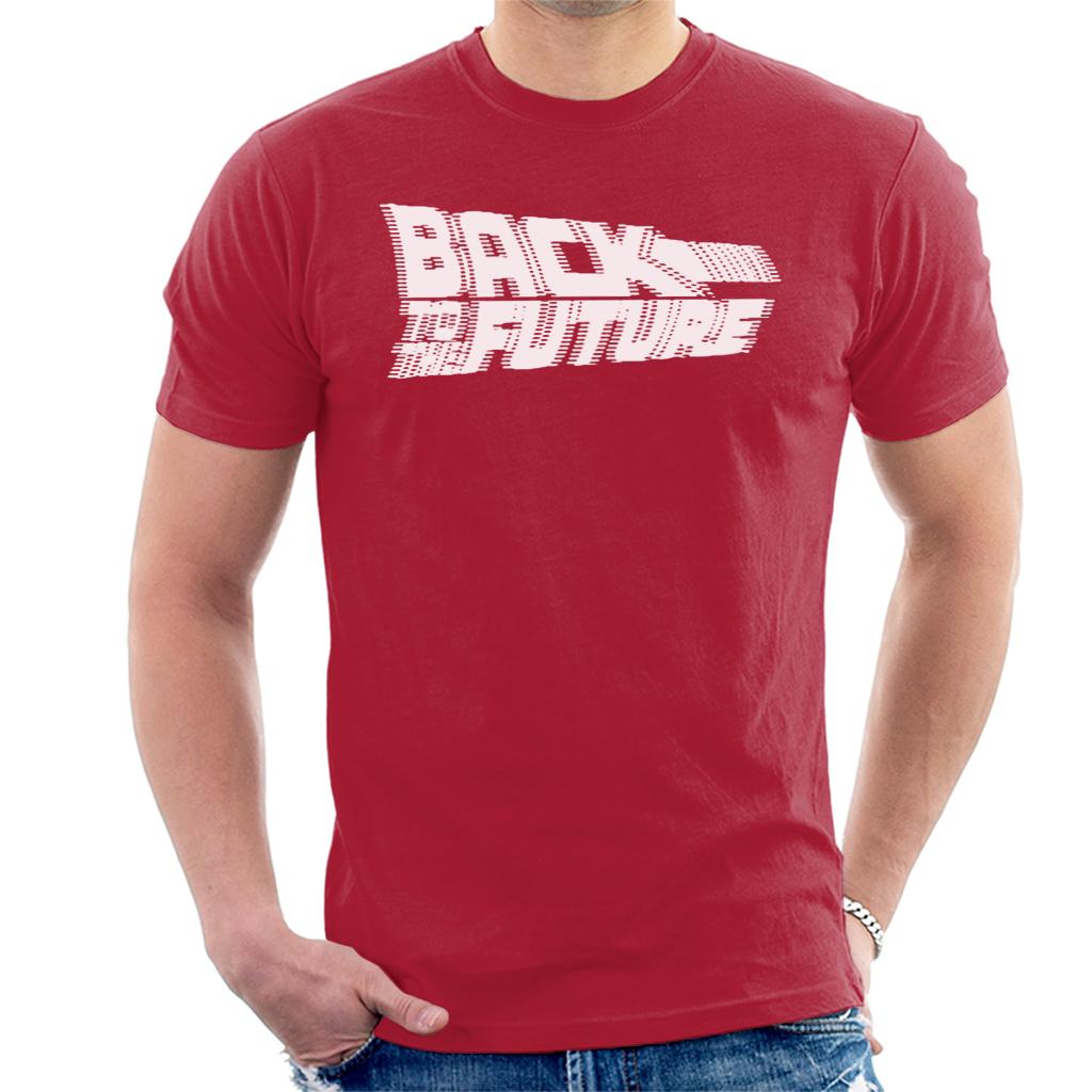 Back to the Future Blurred White Logo Men's T-Shirt Back to the Future Blurred White Logo Men's T-Shirt