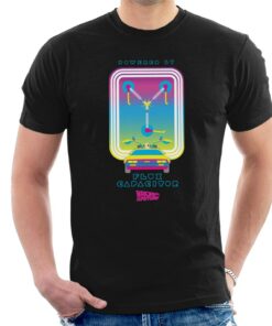 Back to the Future DMC Delorean Flux Capacitor Gradient Mens T Shirt 1