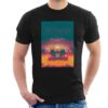 Back to the Future Delorean 35 Electric Flames Men’s T-Shirt