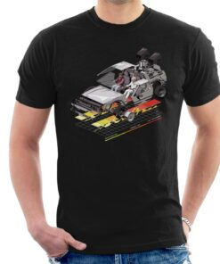Back to the Future Delorean 3D Mens T Shirt 1