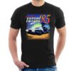 Back to the Future Delorean 85 Electric Charge Men’s T-Shirt
