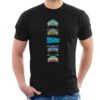 Back to the Future Delorean Doors Opening Colourful Design Men’s T-Shirt