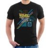 Back to the Future Delorean Outline Countdown Men’s T-Shirt