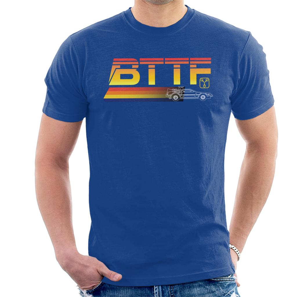 Back to the Future Delorean Zooming Men's T-Shirt Back to the Future Delorean Zooming Men's T-Shirt