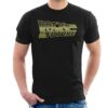 Back to the Future Gold Logo Men’s T-Shirt