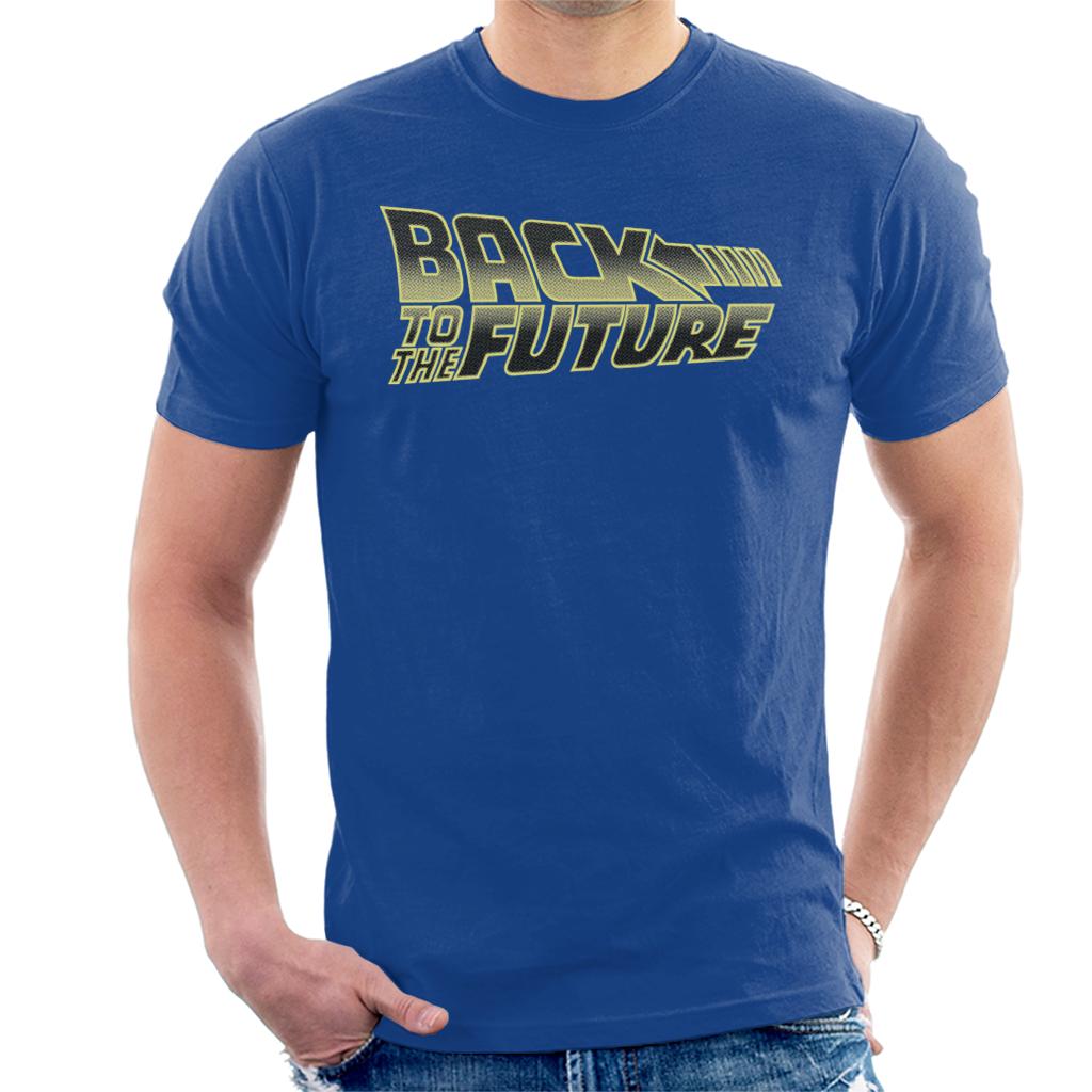 Back to the Future Gold Logo Men's T-Shirt Back to the Future Gold Logo Men's T-Shirt