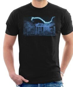 Back to the Future Hill Valley Electric Lightning Strike Men’s T-Shirt