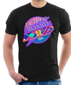 Back to the Future Marty Mcflys Vaporwave Hoverboard Mens T Shirt 1