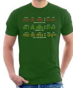 Back to the Future Nov 5 1955 Last Time Departed Men's T-Shirt 1 Back to the Future Nov 5 1955 Last Time Departed Mens T Shirt 2