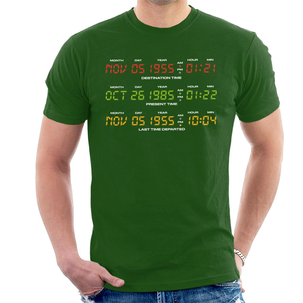 Back to the Future Nov 5 1955 Last Time Departed Men's T-Shirt Back to the Future Nov 5 1955 Last Time Departed Men's T-Shirt