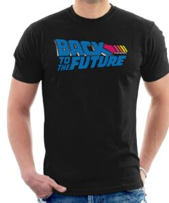 Back to the Future Stripped Arrow Mens T Shirt 1