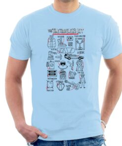 Back to the Future The Time Travelers Kit Mens T Shirt 2