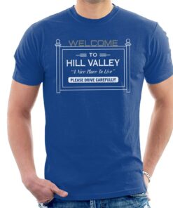 Back to the Future Welcome To Hill Valley Men's T-Shirt 2 Back to the Future Welcome To Hill Valley Mens T Shirt 3
