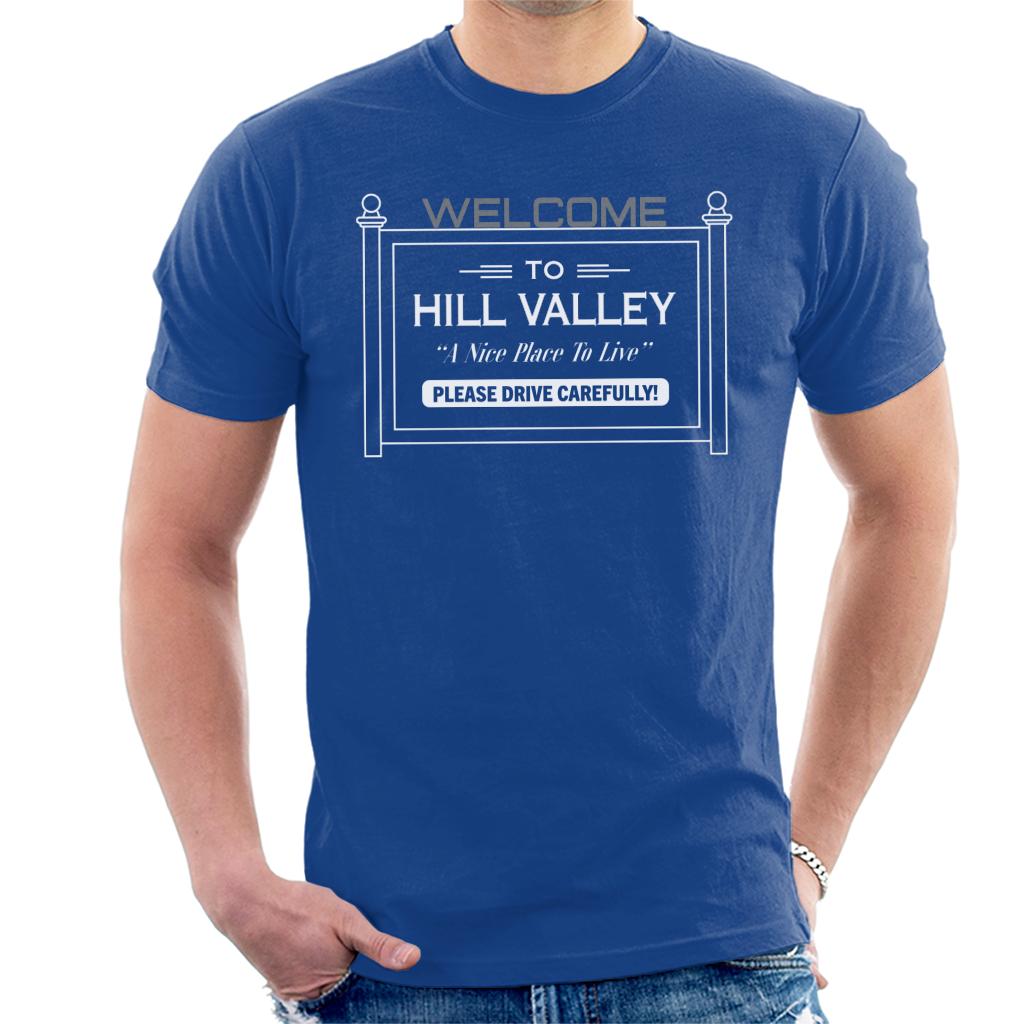 Back to the Future Welcome To Hill Valley Men's T-Shirt Back to the Future Welcome To Hill Valley Men's T-Shirt