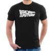 Back to the Future White Logo Men’s T-Shirt