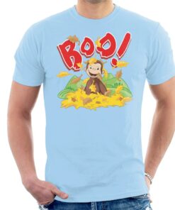 Curious George Boo In The Leaves Men's T-Shirt 2 Curious George Boo In The Leaves Mens T Shirt 3