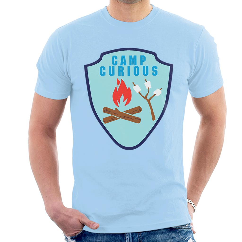 Curious George Camp Curious Men's T-Shirt Curious George Camp Curious Men's T-Shirt