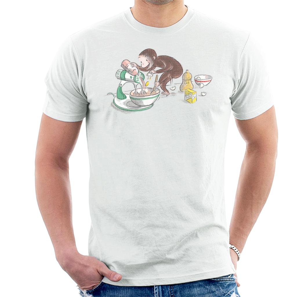 Curious George Cooking Men's T-Shirt Curious George Cooking Men's T-Shirt