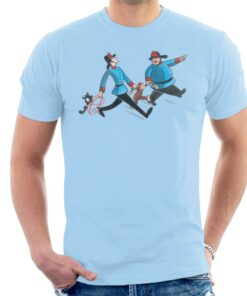 Curious George Fire Department Men's T-Shirt 1 Curious George Fire Department Mens T Shirt 2