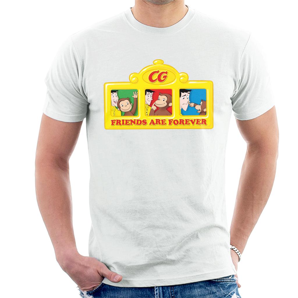 Curious George Friends Are Forever Men's T-Shirt Curious George Friends Are Forever Men's T-Shirt