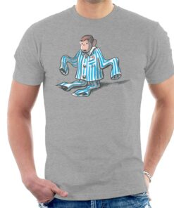Curious George Pajamas Too Big Mens T Shirt 1