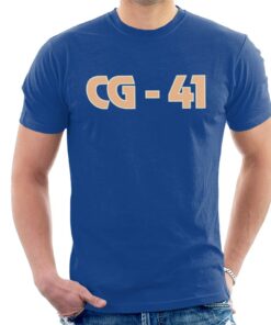Curious George Peach C G 41 Mens T Shirt 1