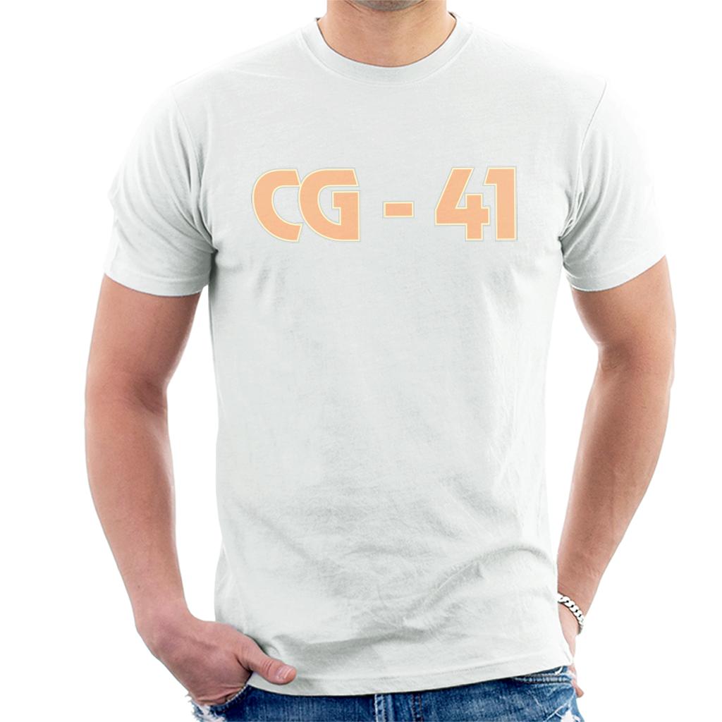Curious George Peach C G 41 Men's T-Shirt Curious George Peach C G 41 Men's T-Shirt