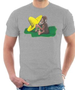 Curious George Yellow Hat Mens T Shirt 1