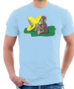 Curious George Yellow Hat Men's T-Shirt 1 Curious George Yellow Hat Mens T Shirt 2
